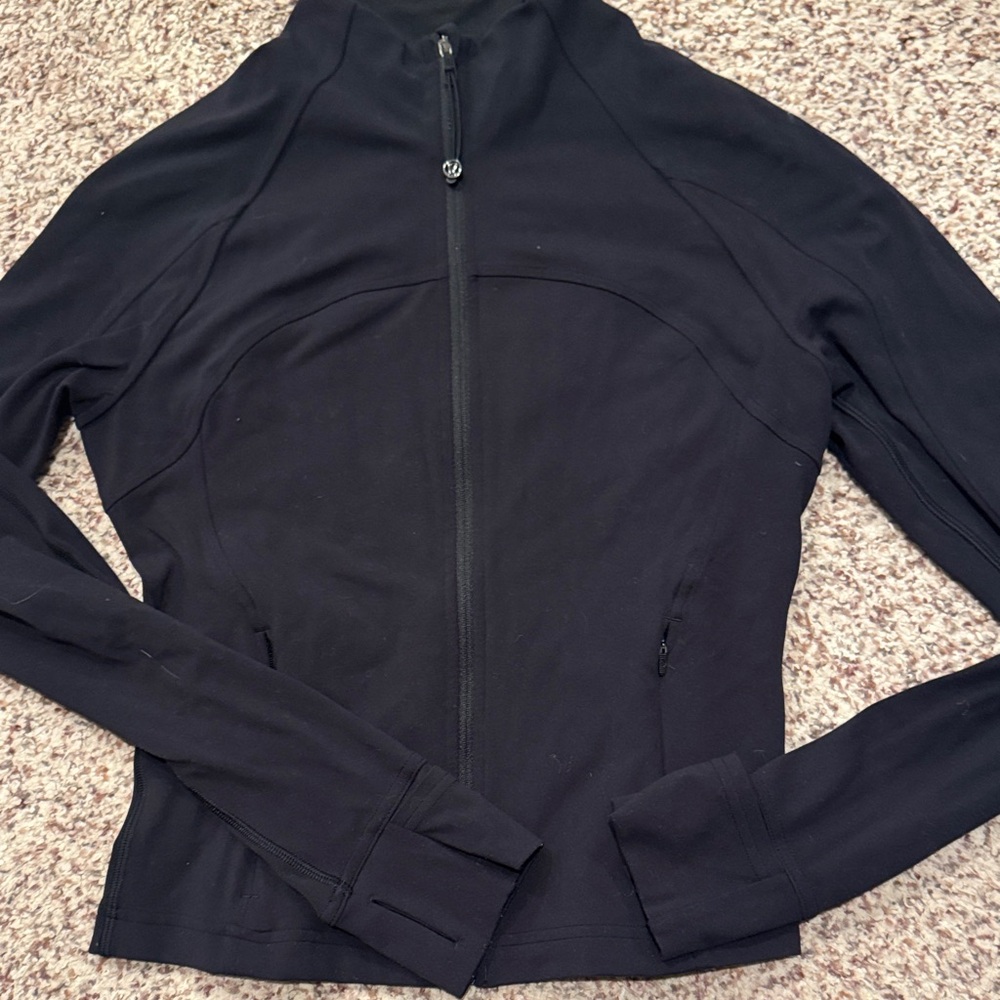 Lululemon cropped define Women's Black Jacket